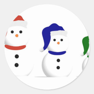 Adesivo 3 Wise Snowmen