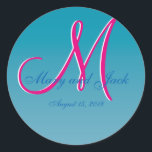 Adesivo 3d Monograma Azul Água<br><div class="desc">3d Monograma Azul Água</div>