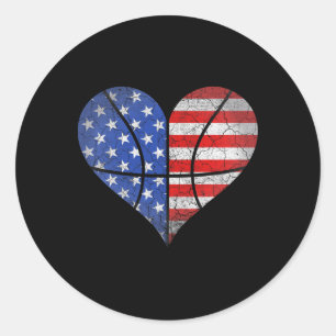 Adesivo 4º De Julho Da American Flag Bysketbyll Heart Usa 