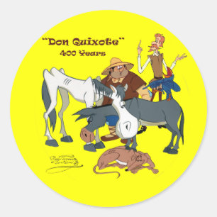 Adesivo 400 anos Don Quixote @QUIXOTEdotTV