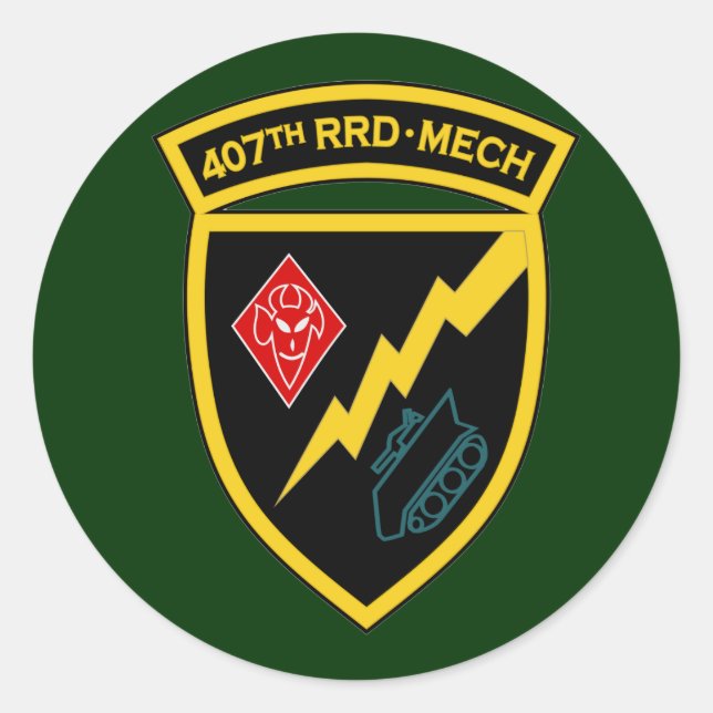 Adesivo 407.º RRD - Mech SSI (Frente)