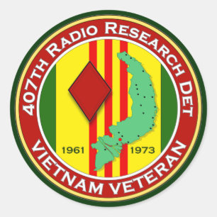 Adesivo 407th RRD - ASA Vietnam
