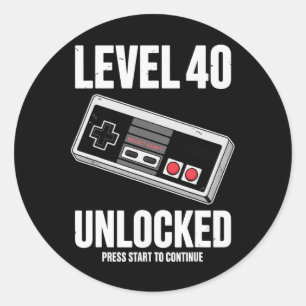 Adesivo 40 anos 40 anos, 40 anos, nível de oferta de anive