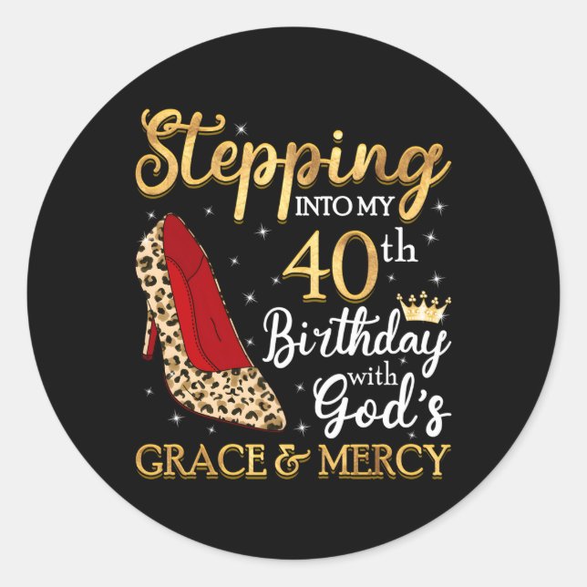 Adesivo 40 Entrando No Meu 40º (Frente)