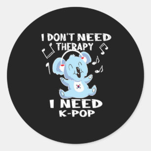Adesivo 41.I Não Preciso De Terapia Que Preciso Do KPop