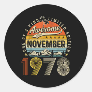 Adesivo 45º Espetacular Desde Novembro De 1978 45