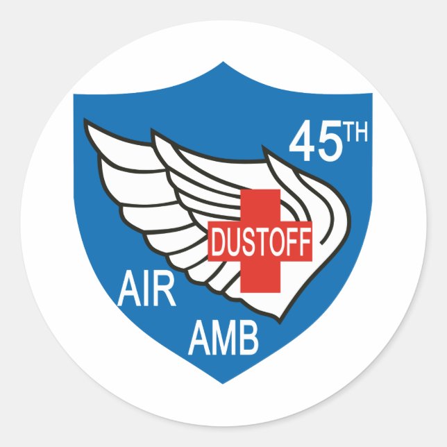 Adesivo 45º Patch Médico Dustoff (Frente)