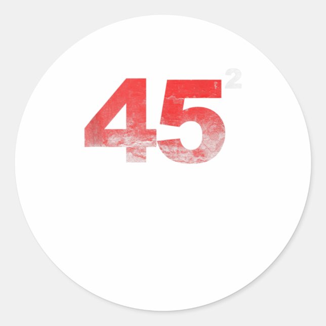 Adesivo 45 Trump Reeleger vinta angustiada (Frente)