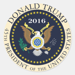 Adesivo 45th Presidente dos Estados Unidos