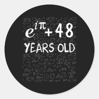 Adesivo 47ª Identidade De Euler De Geek Matemático