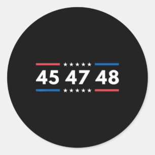 Adesivo 47-48 Número 47 Jersey 45 Aniversário 4 de julho