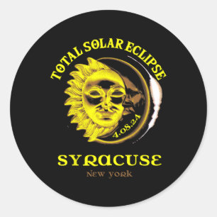 Adesivo 4.08.24 Eclipse Solar Total 2024 Syracuse York
