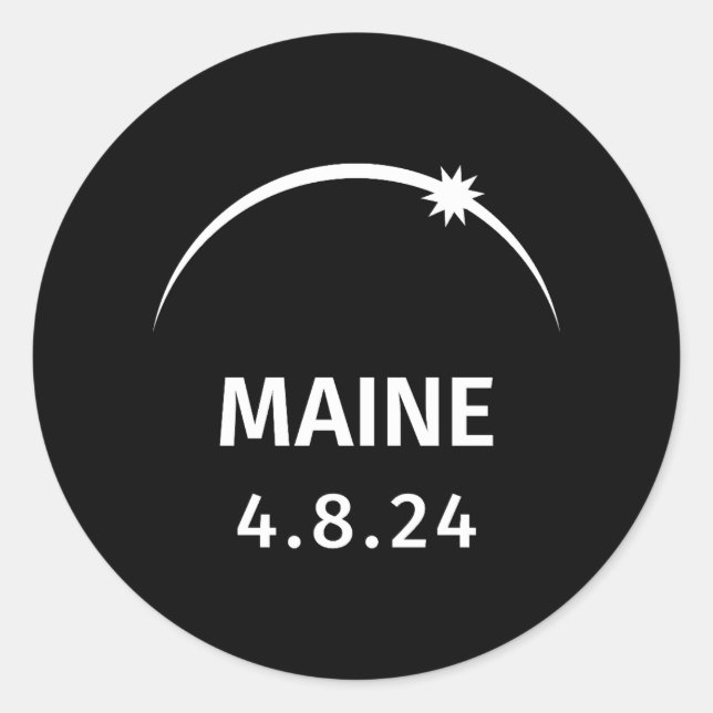 Adesivo 4.8.24 Maine Eclipse Solar (Frente)