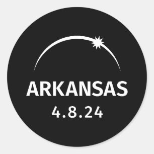 Adesivo 4.8.24 Solar Eclipse Arkansas