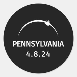 Adesivo 4.8.24 Solar Eclipse Pensilvânia
