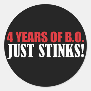 Adesivo 4 anos de fedores da BO apenas!