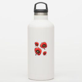 Adesivo 4 cápsulas vermelhas