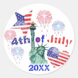 Adesivo 4 de julho