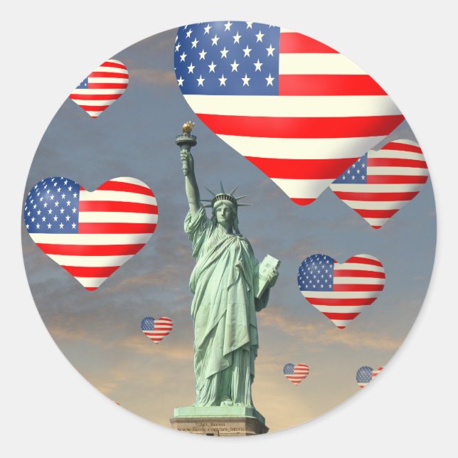 Adesivo 4 de julho (Frente)