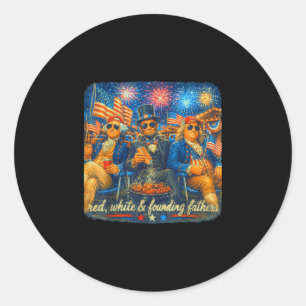 Adesivo 4 de julho abraham lincoln vintage 250º