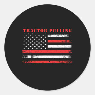 Adesivo 4 De Julho, Bandeira Patriótica Trator Pullin