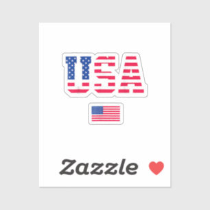 Adesivo 4 de julho Camisa EUA Bandeira Americana Patriótic