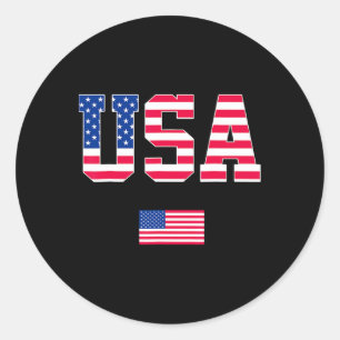 Adesivo 4 de julho Camisa Patriótica Americana Bandeira Am