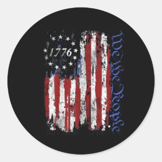 Adesivo 4 De Julho Camisas Que São As Pessoas 1776, Bandei