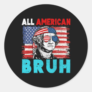 Adesivo 4 De Julho Crianças Patriotas Todos Americanos Bru