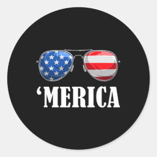 Adesivo 4 de julho Dia da Independência Americana Patrio