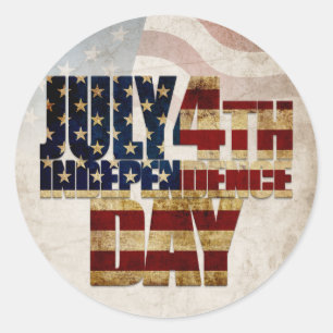 Adesivo 4 de julho Dia da Independência V 2.0 2020