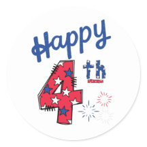 4 de julho Estrelas Patrióticas