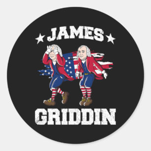 Adesivo 4 De Julho James Madison Griddy James Griddin 1