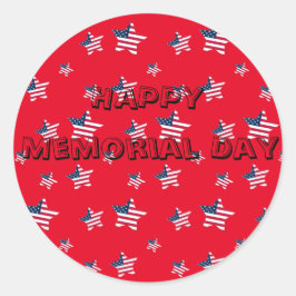 Adesivo 4 de julho patriótico, partido estrelado na améric