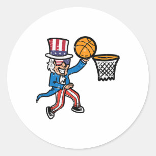 Adesivo 4 de julho Sketll Tio Sam America Men Boys Kids