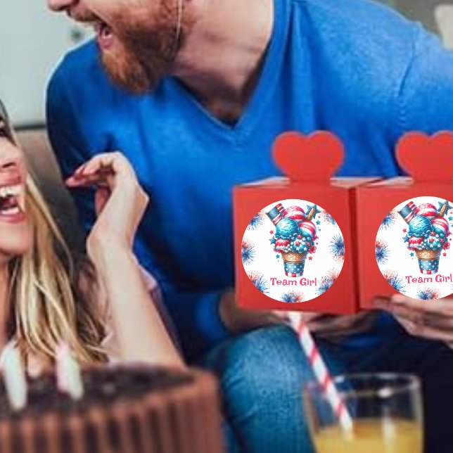 Adesivo 4 de julho Sorvete Raça do Gênero Rapariga da Equi (Criador carregado)