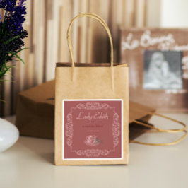 Adesivo 4 pcs Vintage troobios Red tea personalizada