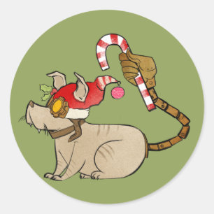 Adesivo 4 Pequenos monstros - Logotipo de Feriado Tesla