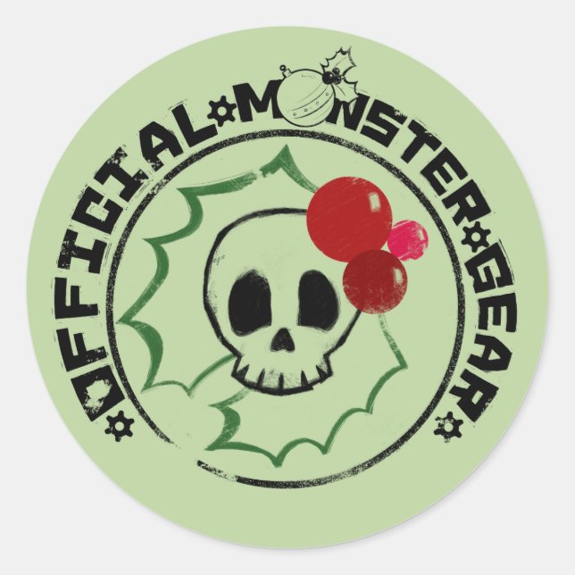 Adesivo 4 Pequenos Monstros - Nessa Holiday Logo 2 (Frente)