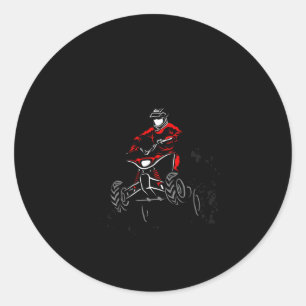 Adesivo 4 Roda Suja Quad Um Pequeno Sujinho Nunca Hu