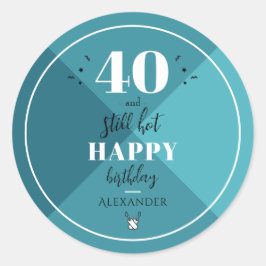 Adesivo 4O e ainda quente