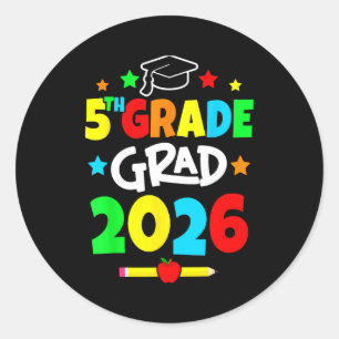 Adesivo 5º ano 2026 quinta série graduado escola primária