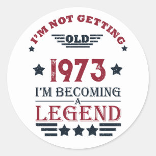 Adesivo 50ª festa de aniversário personalizada