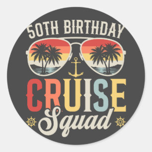 Adesivo 50º Aniversário da Família Cruise Squad