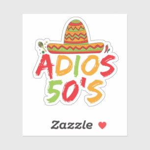 Adesivo 50º aniversário do Partido Mexicano Cinco de Mayo 