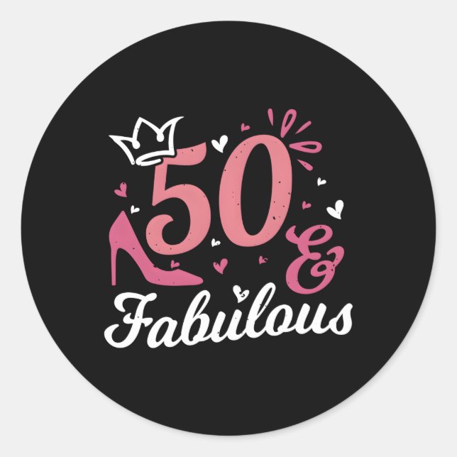 Adesivo 50º E Fabuloso (Frente)