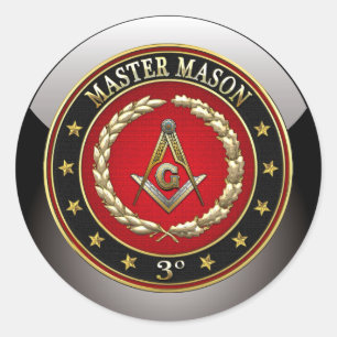 Adesivo [500] Master Mason, 3º Grau [Edição Especial]