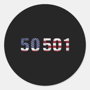 Adesivo 50501 Protesto Para Resistir Trump 50 Protestos 50