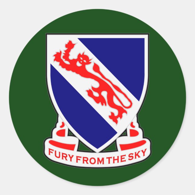 Adesivo 508.º Regimento de Infantaria (Airborne) DUI (Frente)