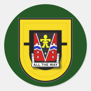 Adesivo 509th Regimento de infantaria - ø flash do